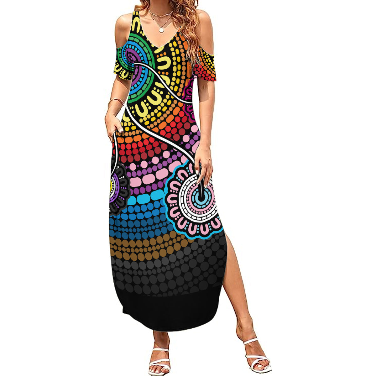 australia-lgbtq-history-month-summer-maxi-dress-indigenous-rainbows-pride-be-you