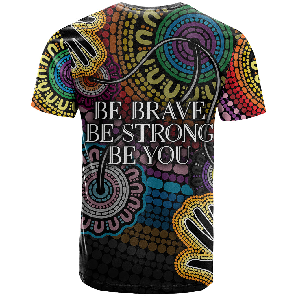 Australia LGBTQ+ History Month T Shirt Indigenous Rainbows Pride Be You - Vibe Hoodie Shop