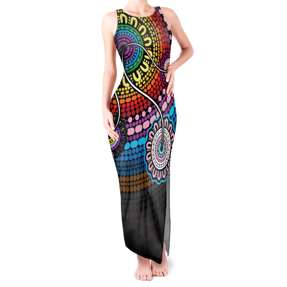 australia-lgbtq-history-month-tank-maxi-dress-indigenous-rainbows-pride-be-you