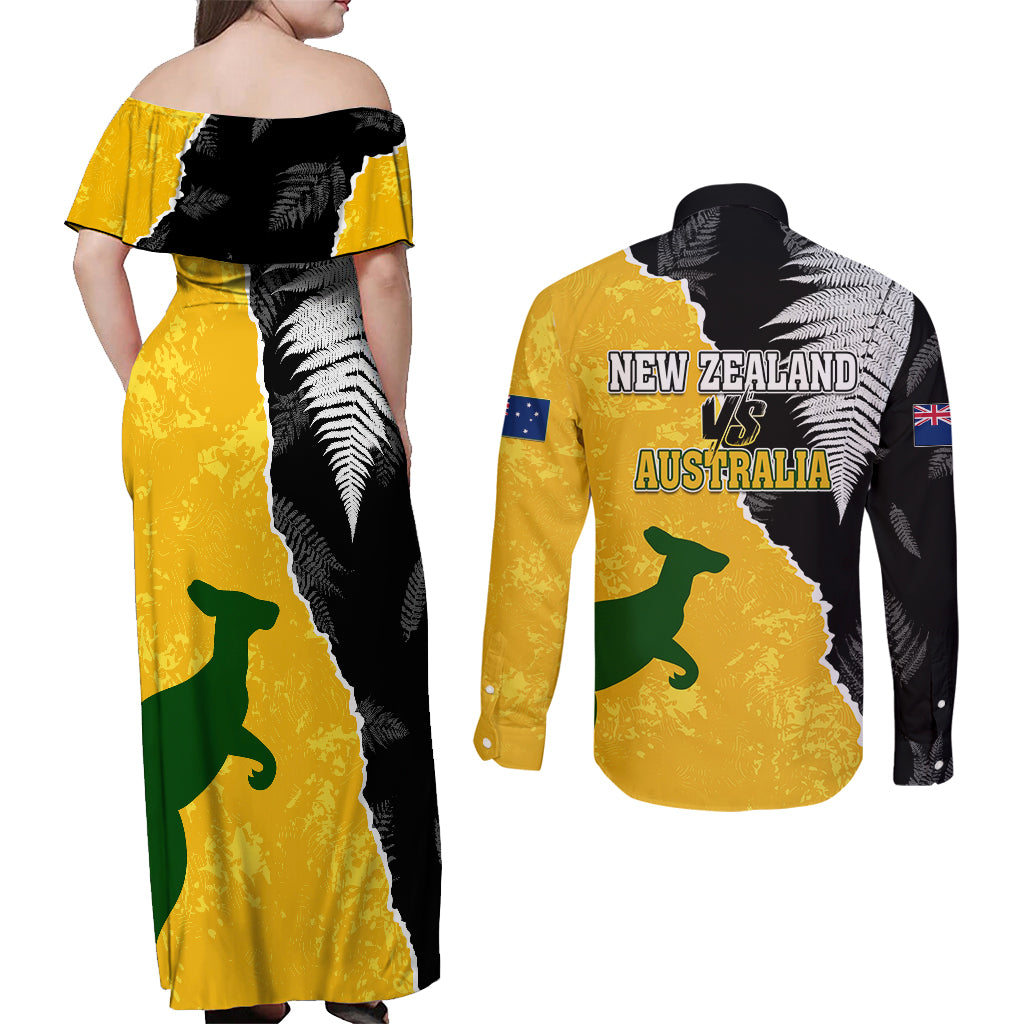 australia-rugby-mix-new-zealands-rugby-couples-matching-off-shoulder-maxi-dress-and-long-sleeve-button-shirts-wallabies-versus-silver-fern-sporty-basic