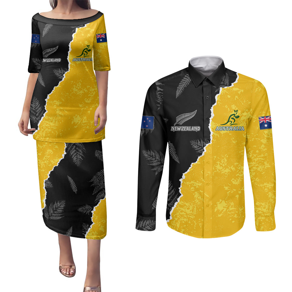 australia-rugby-mix-new-zealands-rugby-couples-matching-puletasi-dress-and-long-sleeve-button-shirts-wallabies-versus-silver-fern-sporty-basic