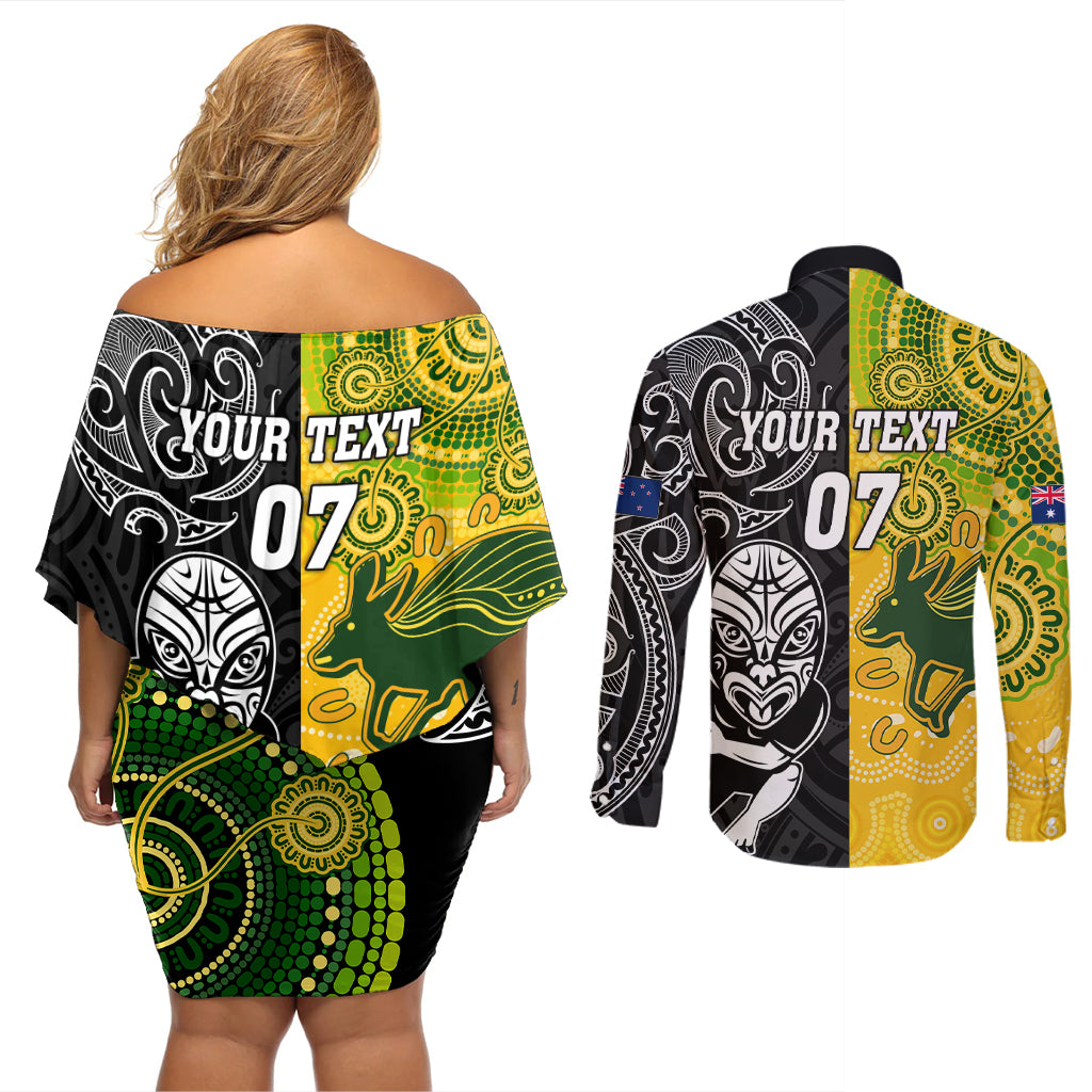 personalised-australia-rugby-mix-new-zealands-rugby-couples-matching-off-shoulder-short-dress-and-long-sleeve-button-shirts-indigenous-half-half-style