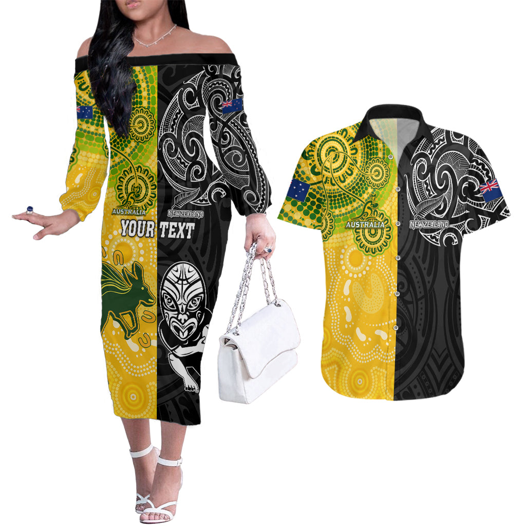 personalised-australia-rugby-mix-new-zealands-rugby-couples-matching-off-the-shoulder-long-sleeve-dress-and-hawaiian-shirt-indigenous-half-half-style