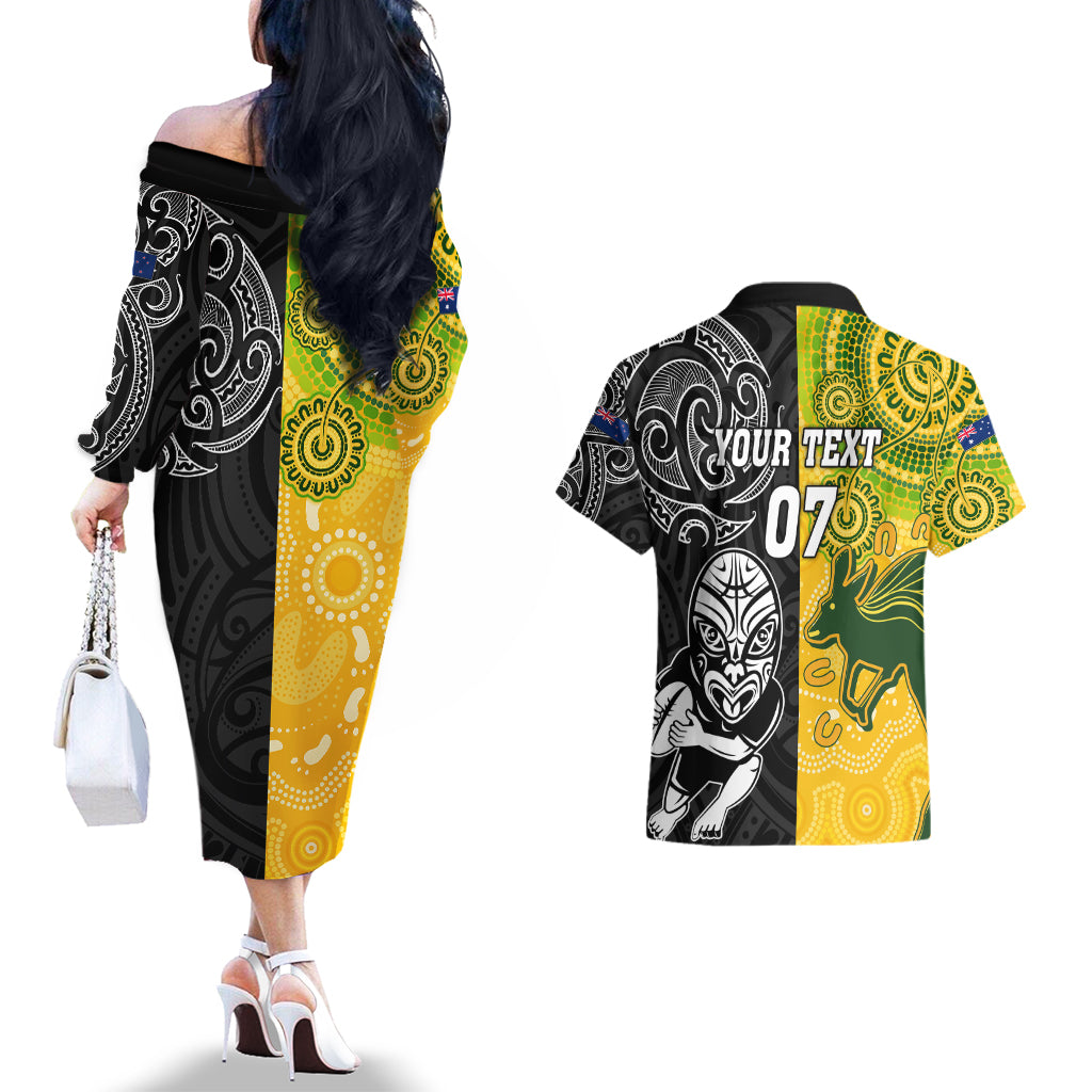 personalised-australia-rugby-mix-new-zealands-rugby-couples-matching-off-the-shoulder-long-sleeve-dress-and-hawaiian-shirt-indigenous-half-half-style