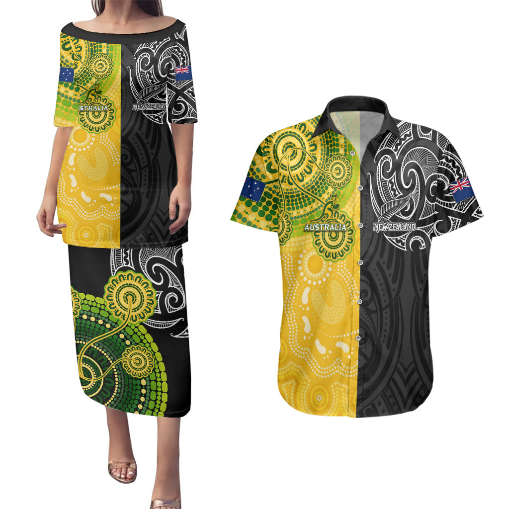 personalised-australia-rugby-mix-new-zealands-rugby-couples-matching-puletasi-dress-and-hawaiian-shirt-indigenous-half-half-style