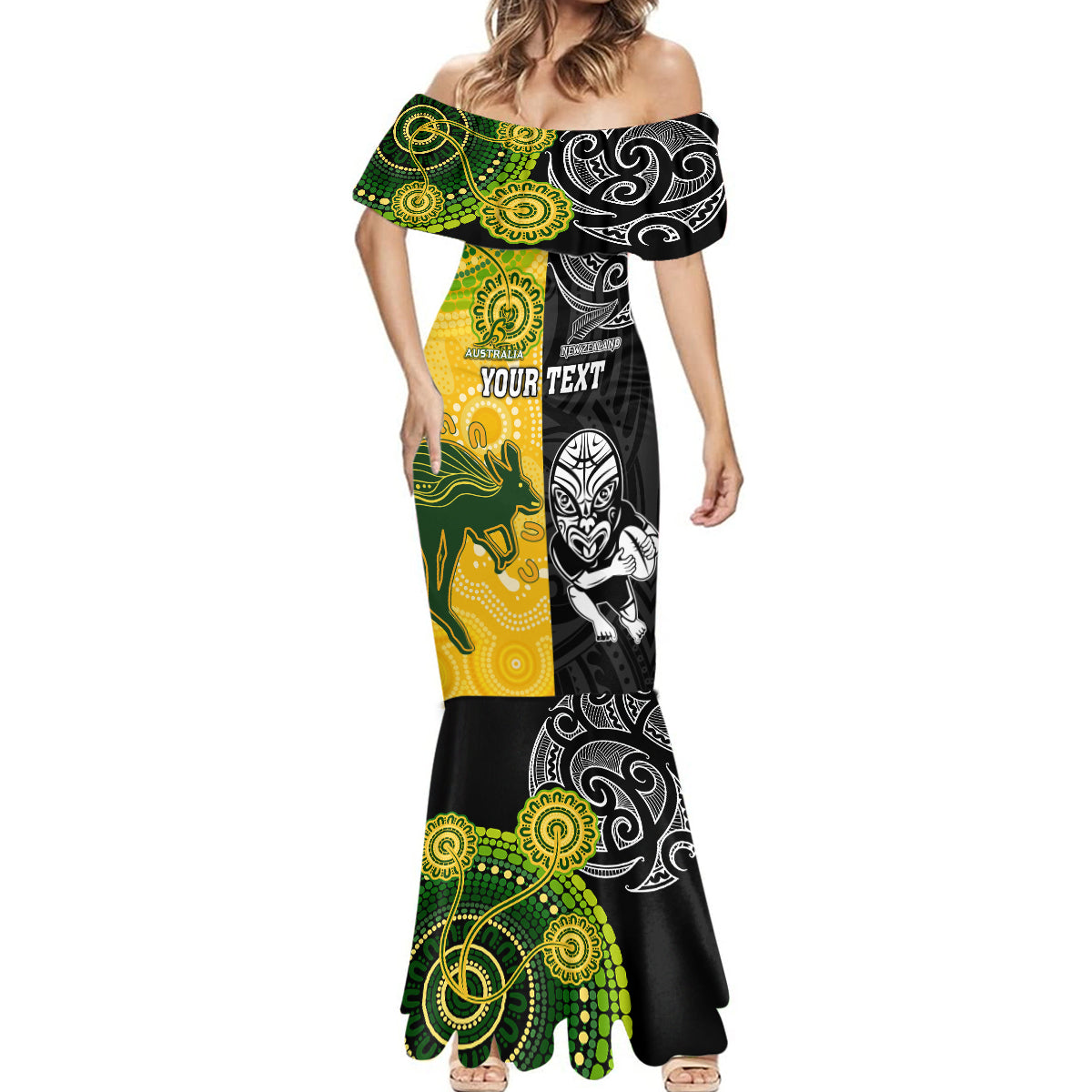 personalised-australia-rugby-mix-new-zealands-rugby-mermaid-dress-indigenous-half-half-style