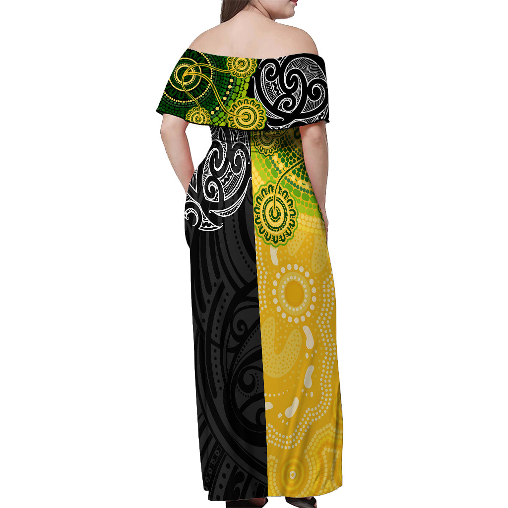 personalised-australia-rugby-mix-new-zealands-rugby-off-shoulder-maxi-dress-indigenous-half-half-style