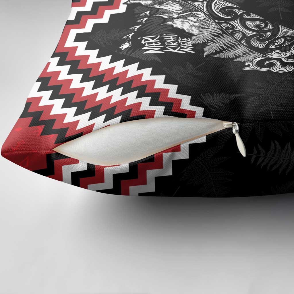 New Zealand Christmas Taniko Poutama Pillow Cover Mountainscape Maori Fern - Vibe Hoodie