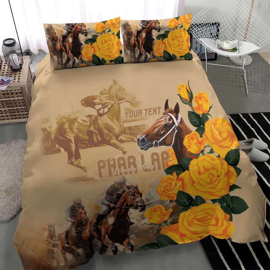 Personalised Melbourne Horse Racing Bedding Set Australia Wonder Horse - Vibe Hoodie Shop