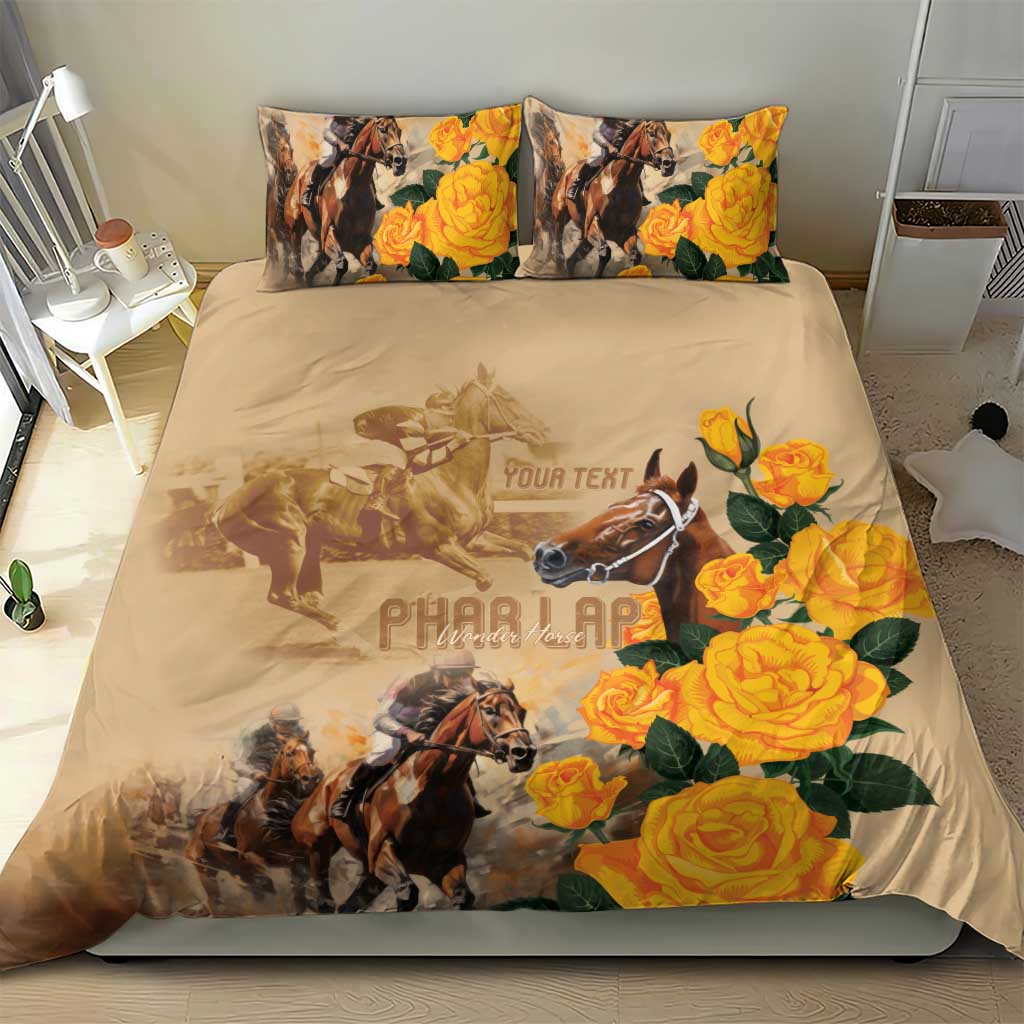Personalised Melbourne Horse Racing Bedding Set Australia Wonder Horse - Vibe Hoodie Shop