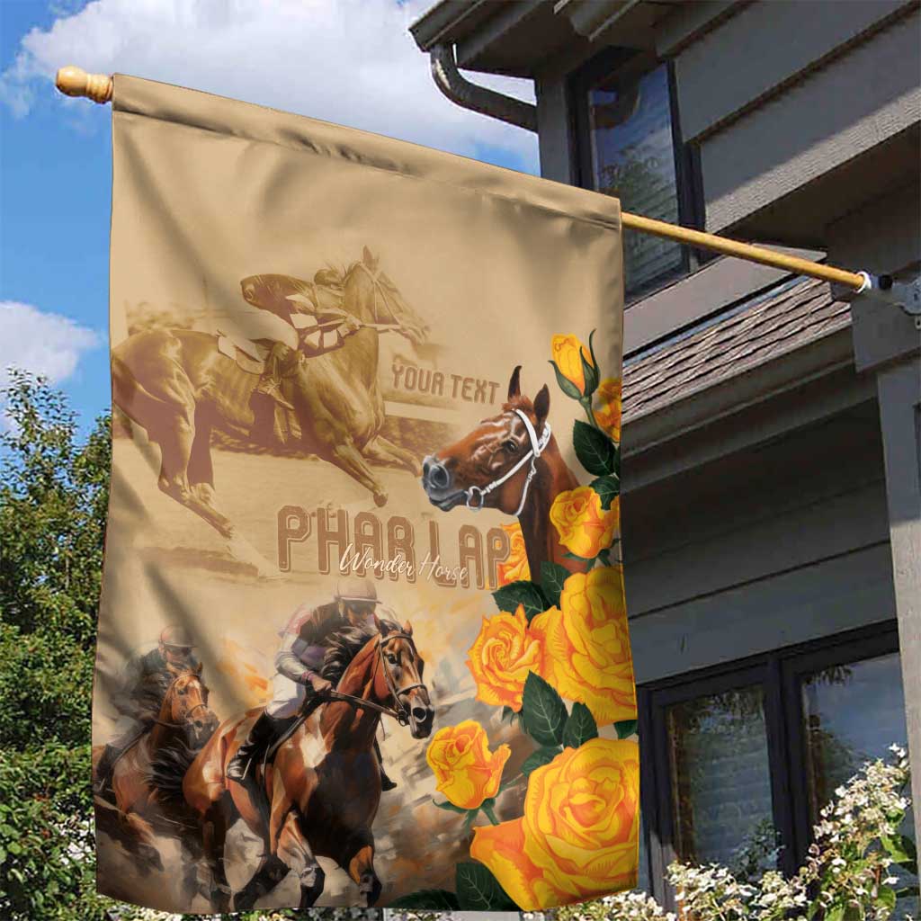 Personalised Melbourne Horse Racing Garden Flag Australia Wonder Horse - Vibe Hoodie Shop