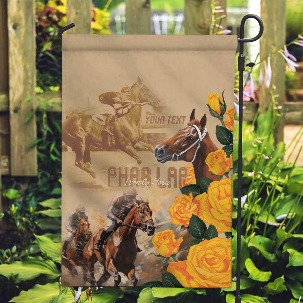 Personalised Melbourne Horse Racing Garden Flag Australia Wonder Horse - Vibe Hoodie Shop