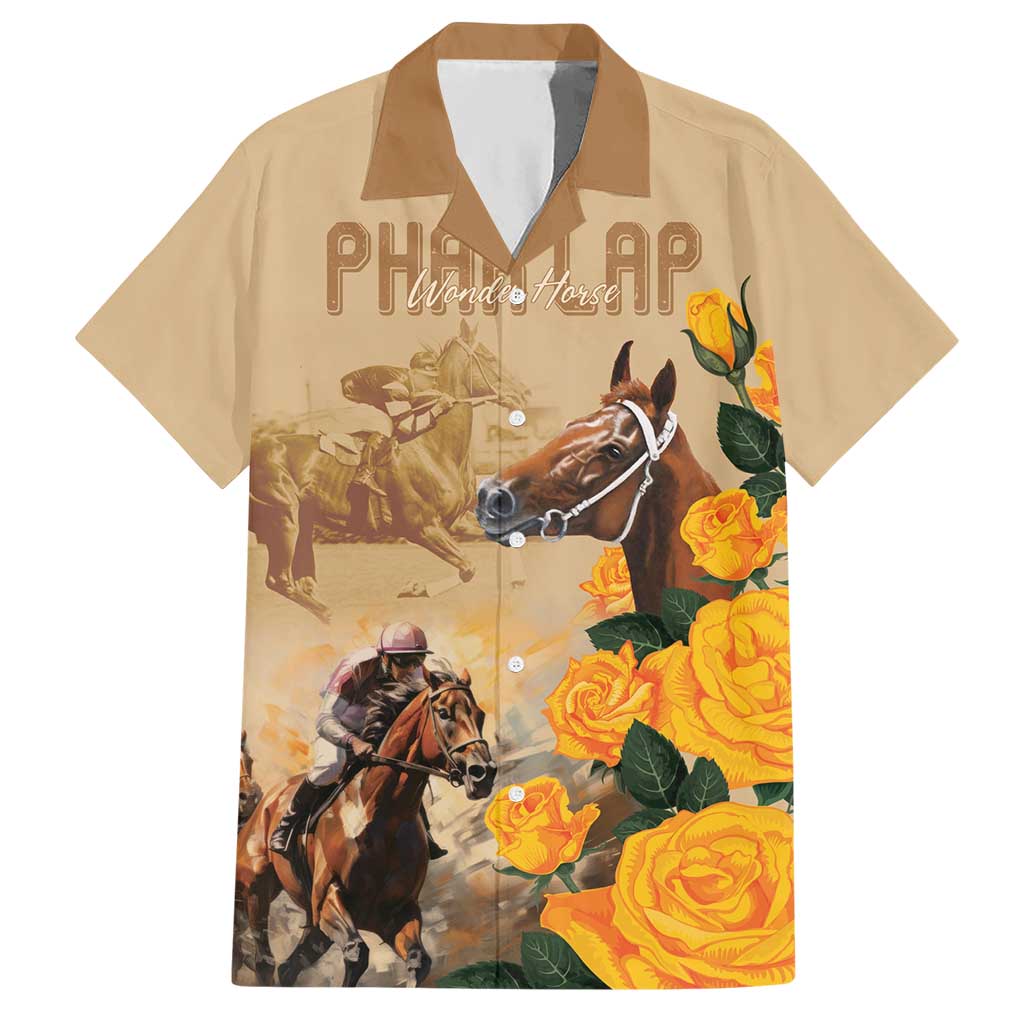 Personalised Melbourne Horse Racing Hawaiian Shirt Australia Wonder Horse - Vibe Hoodie Shop