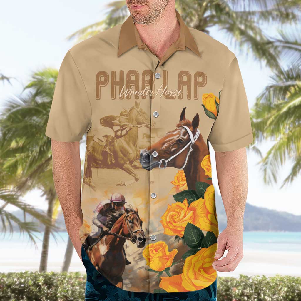 Personalised Melbourne Horse Racing Hawaiian Shirt Australia Wonder Horse - Vibe Hoodie Shop