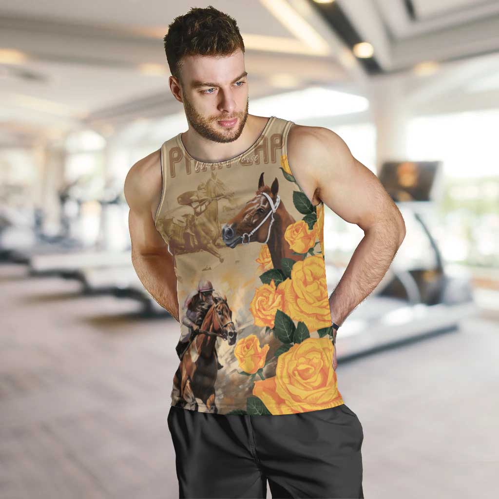 Personalised Melbourne Horse Racing Men Tank Top Australia Wonder Horse - Vibe Hoodie Shop