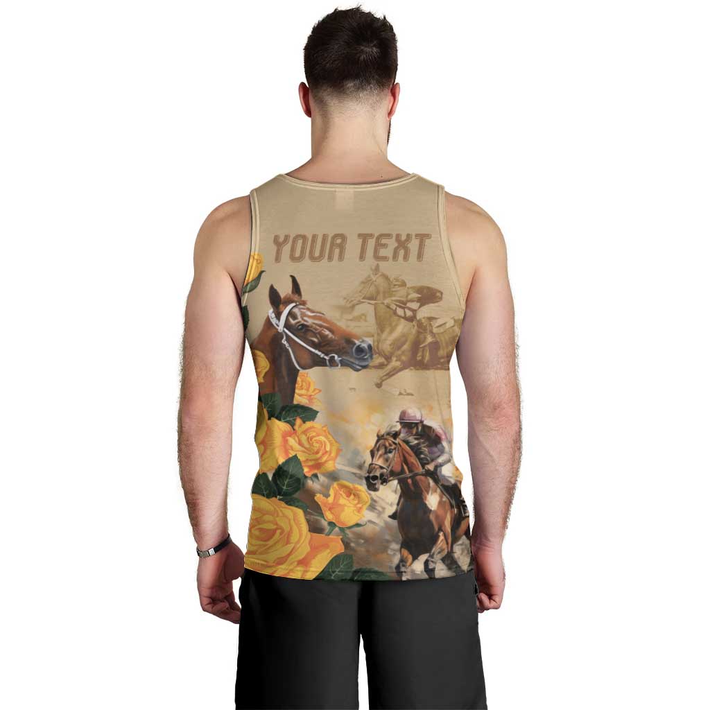 Personalised Melbourne Horse Racing Men Tank Top Australia Wonder Horse - Vibe Hoodie Shop