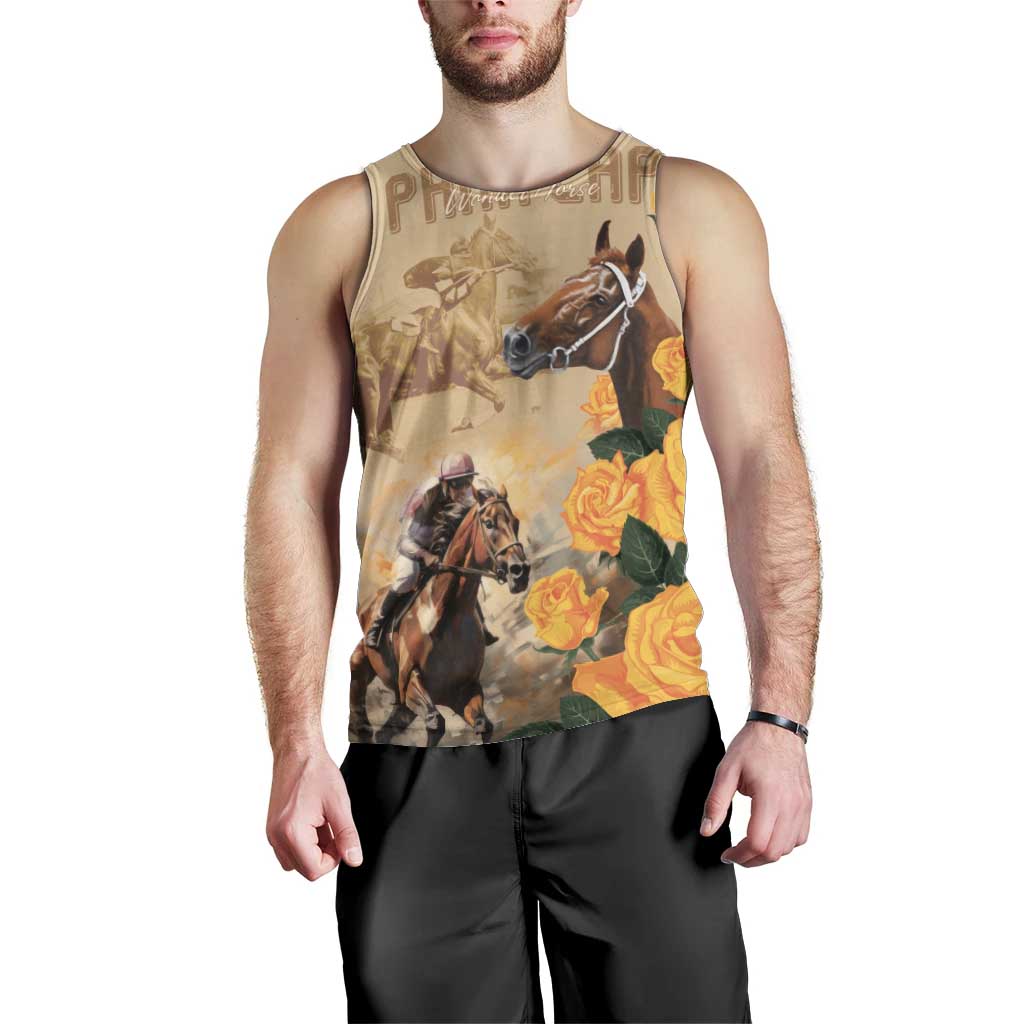 Personalised Melbourne Horse Racing Men Tank Top Australia Wonder Horse - Vibe Hoodie Shop