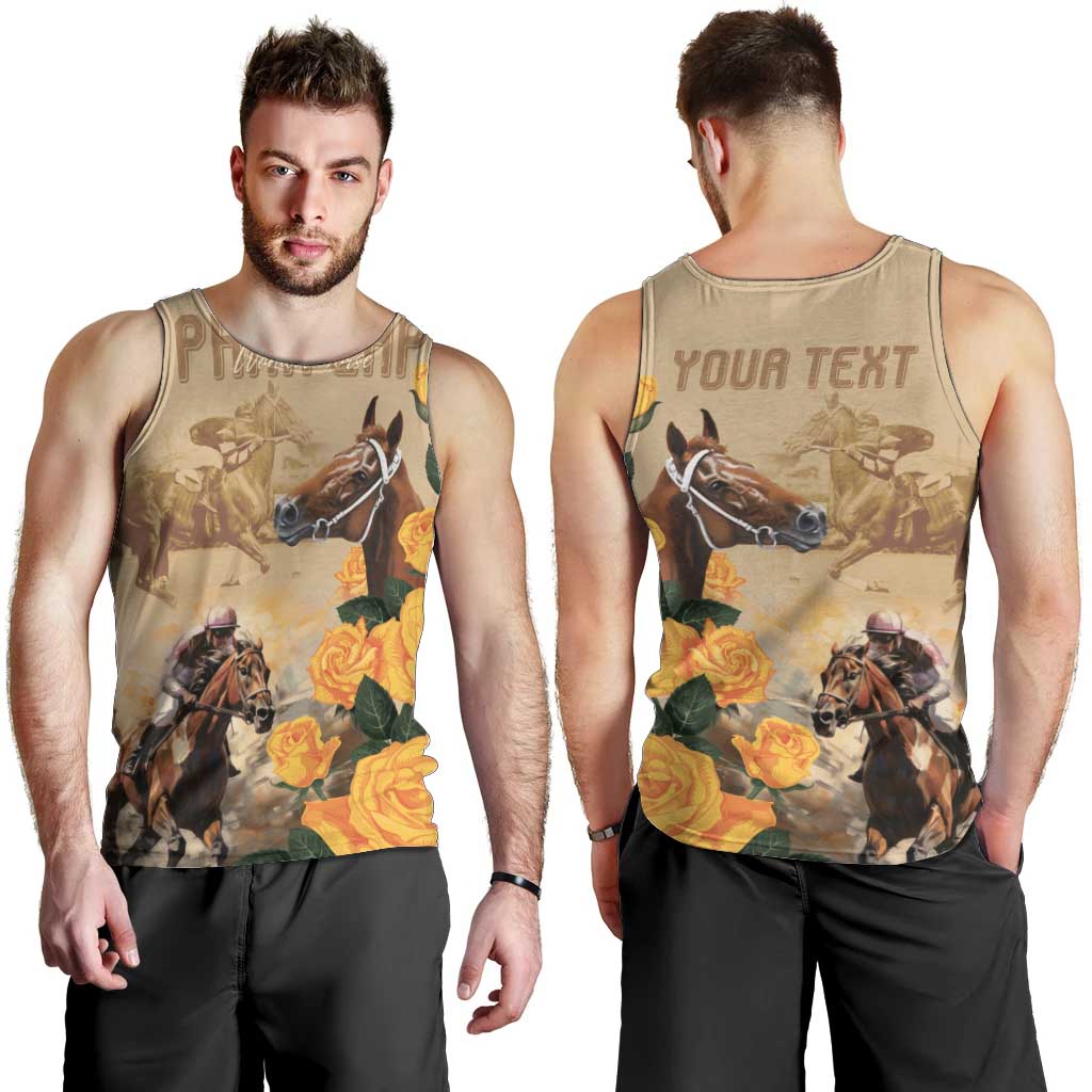 Personalised Melbourne Horse Racing Men Tank Top Australia Wonder Horse - Vibe Hoodie Shop
