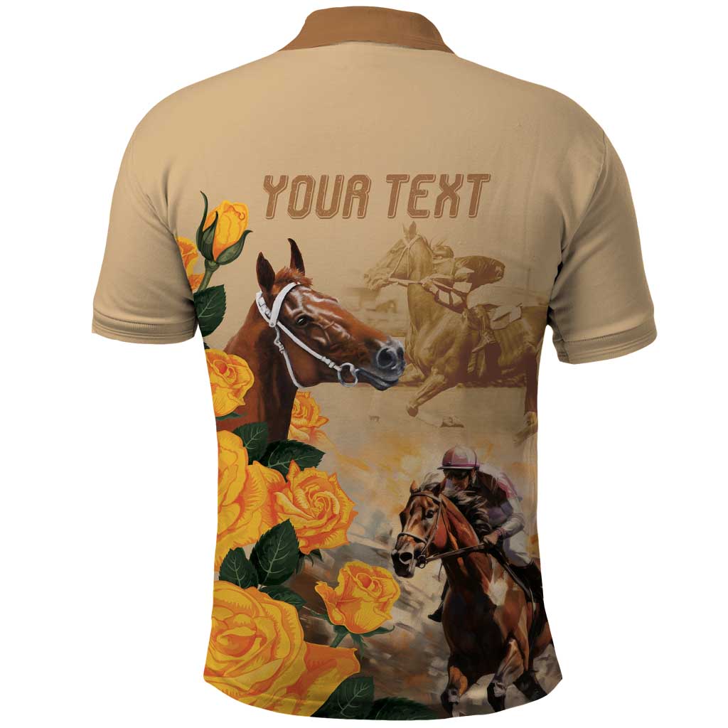 Personalised Melbourne Horse Racing Polo Shirt Australia Wonder Horse - Vibe Hoodie Shop