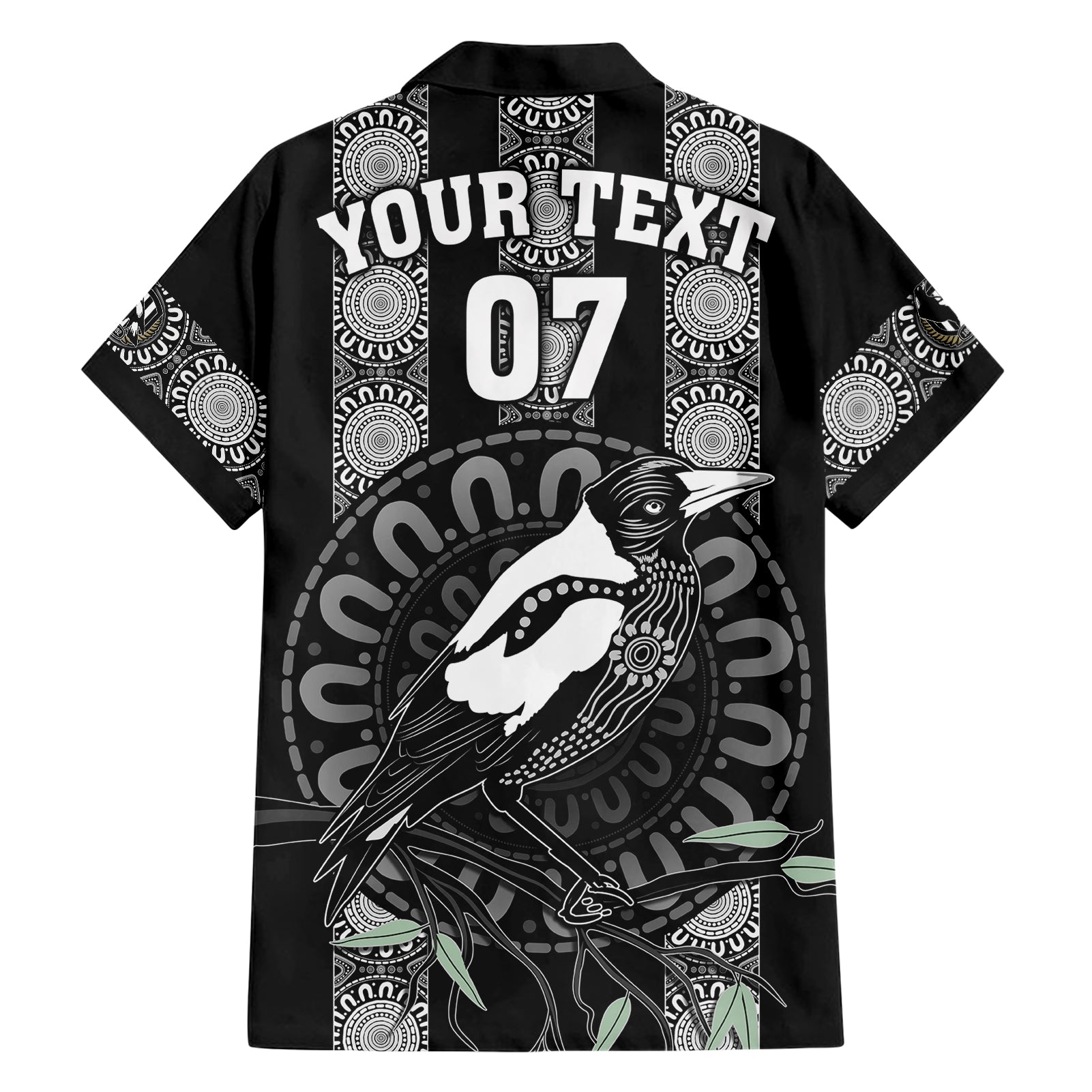 Personalised Collingwood Football Hawaiian Shirt Champions GO Magpies - Vibe Hoodie Shop