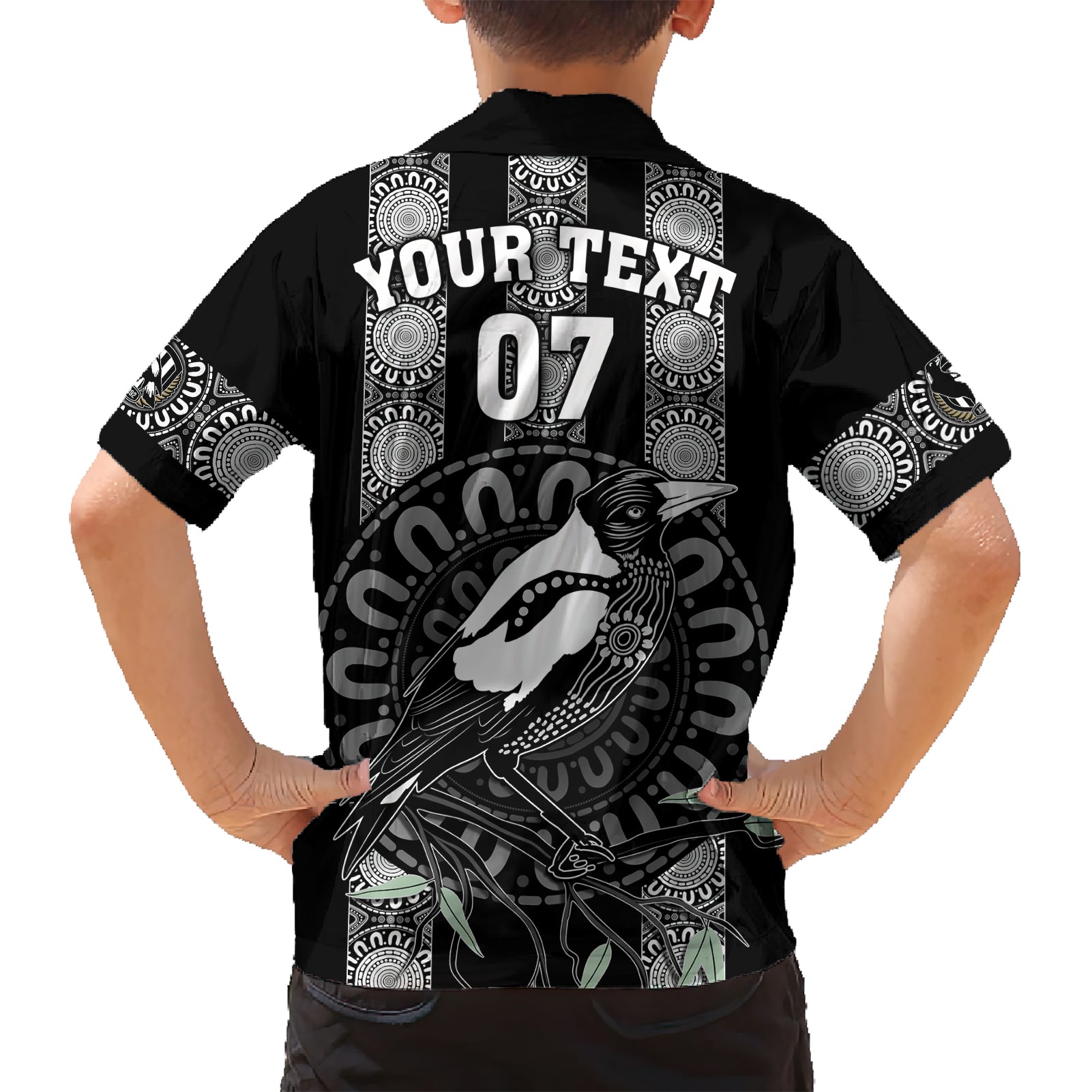 Personalised Collingwood Football Hawaiian Shirt Champions GO Magpies - Vibe Hoodie Shop