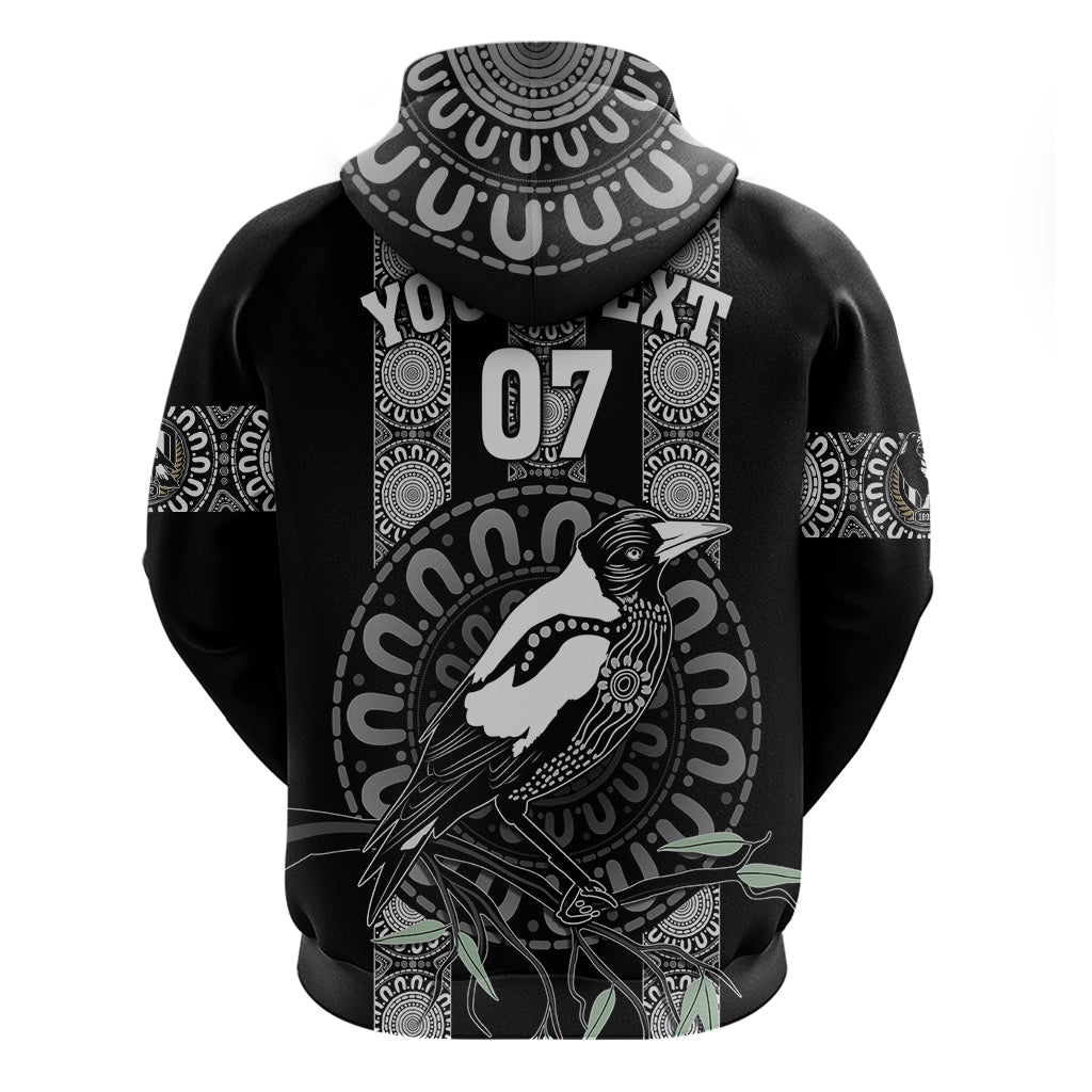 Personalised Collingwood Football Hoodie Champions GO Magpies LT7 - Vibe Hoodie Shop