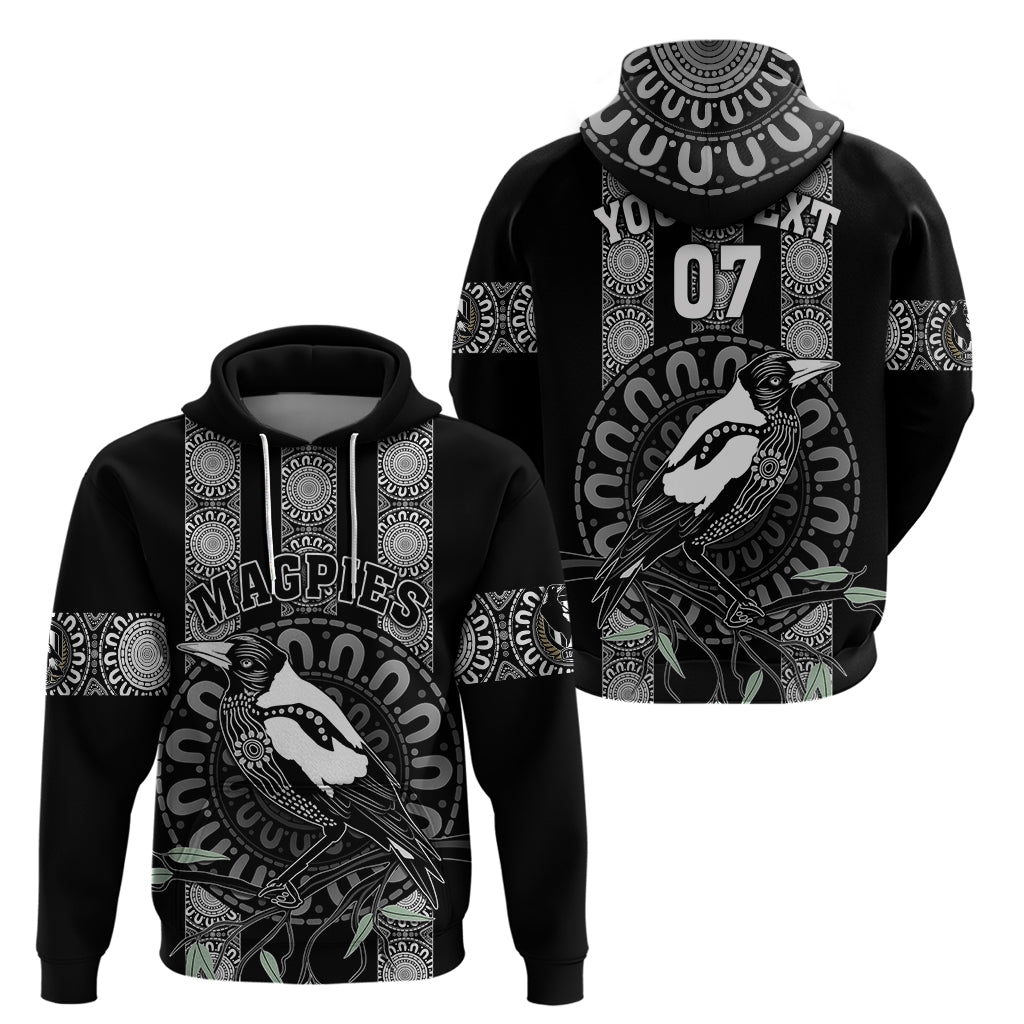 Personalised Collingwood Football Hoodie Champions GO Magpies LT7 - Vibe Hoodie Shop