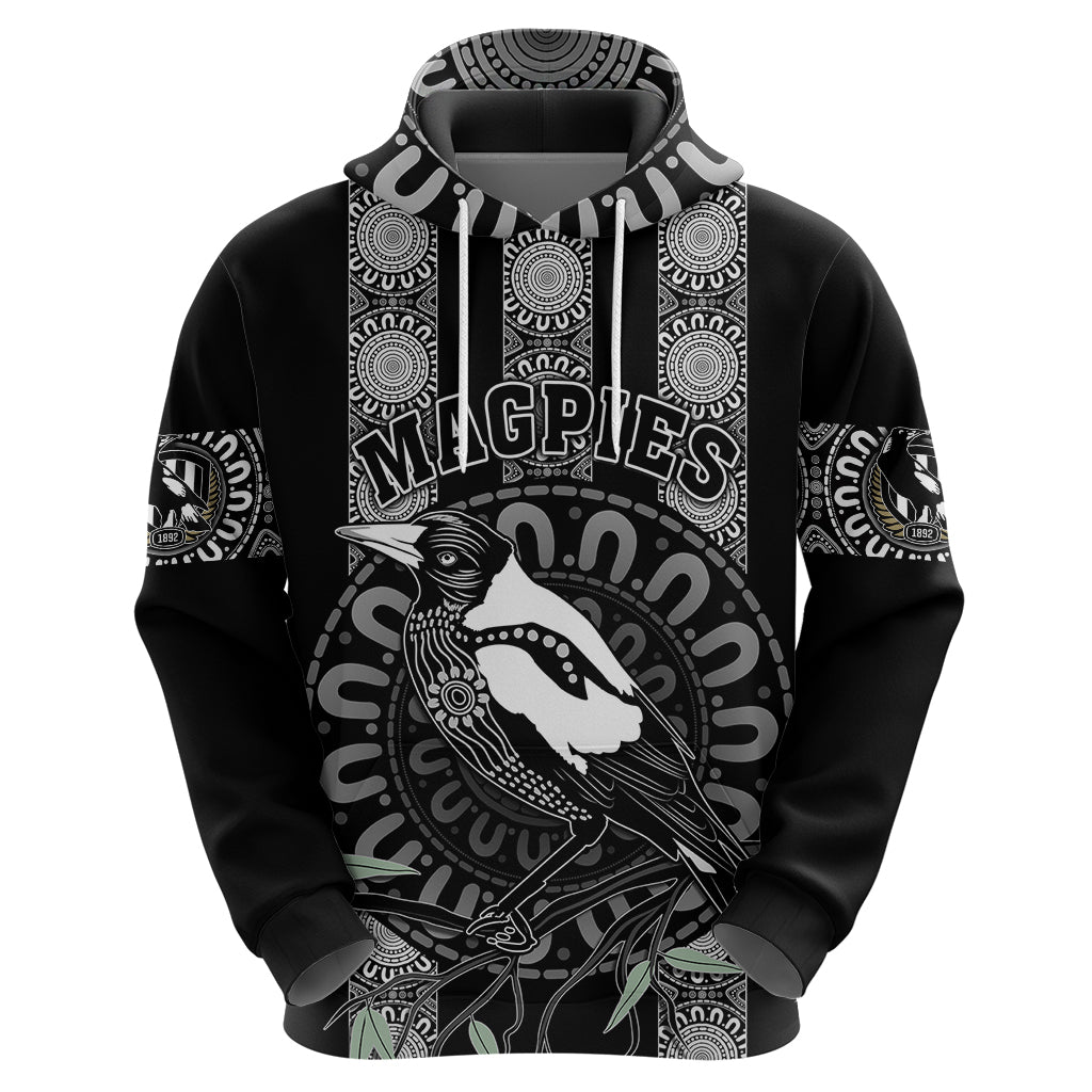 Personalised Collingwood Football Hoodie Champions GO Magpies LT7 - Vibe Hoodie Shop