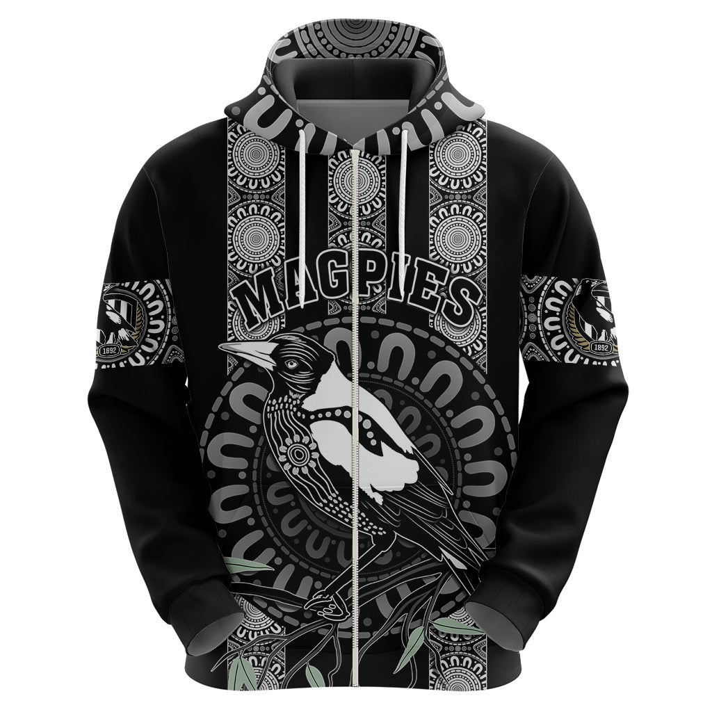 Personalised Collingwood Football Hoodie Champions GO Magpies LT7 - Vibe Hoodie Shop