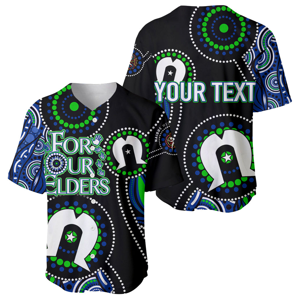 Personalised NAIDOC 2023 Baseball Jersey Torres Strait For Our Elders - Vibe Hoodie Shop