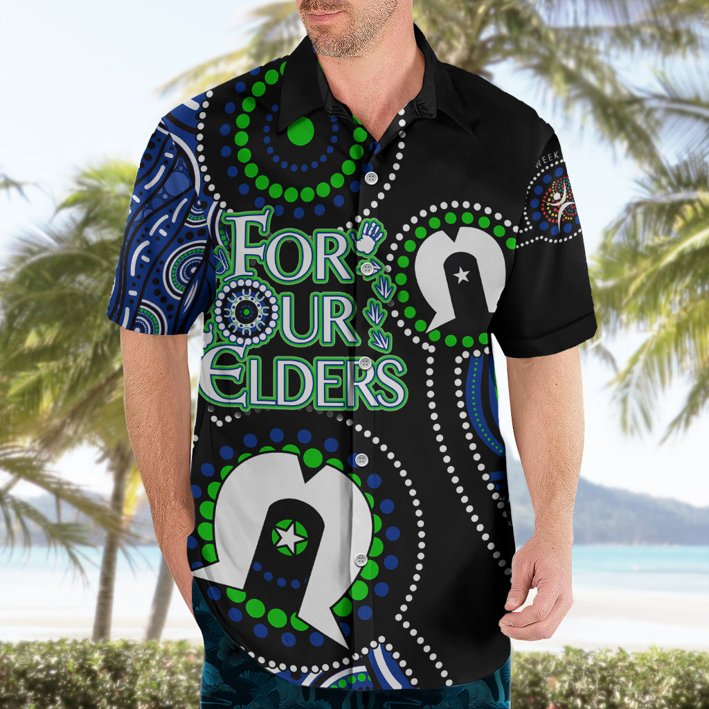 Personalised NAIDOC 2023 Hawaiian Shirt Torres Strait For Our Elders - Vibe Hoodie Shop