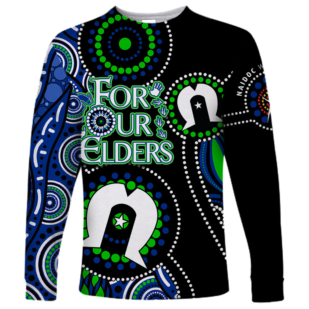 Personalised NAIDOC 2023 Long Sleeve Shirt Torres Strait For Our Elders - Vibe Hoodie Shop