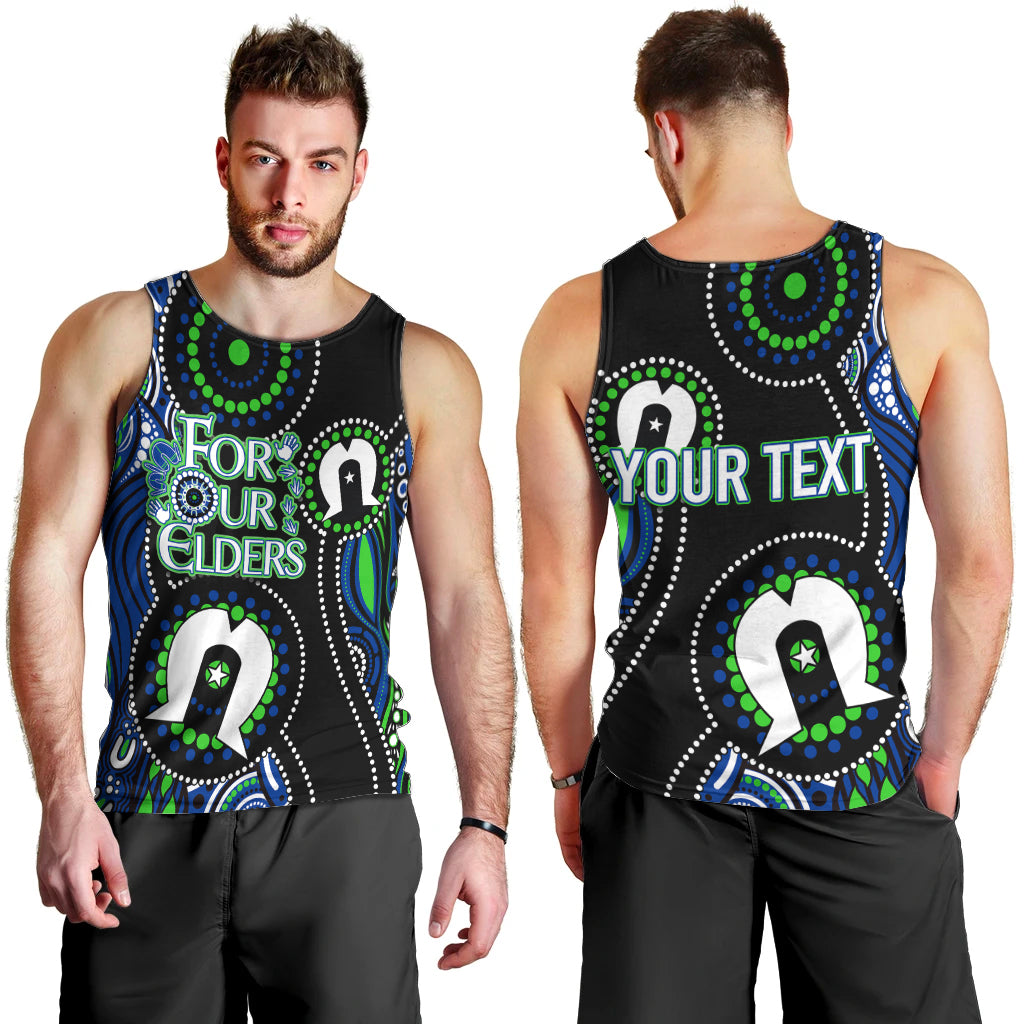 Personalised NAIDOC 2023 Men Tank Top Torres Strait For Our Elders - Vibe Hoodie Shop