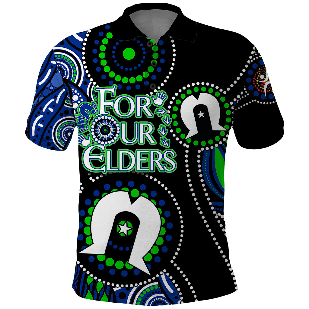 Personalised NAIDOC 2023 Polo Shirt Torres Strait For Our Elders - Vibe Hoodie Shop