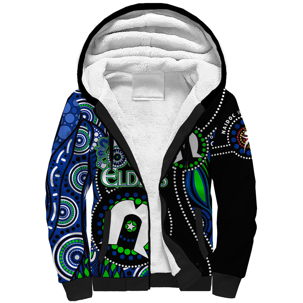 Personalised NAIDOC 2023 Sherpa Hoodie Torres Strait For Our Elders - Vibe Hoodie Shop