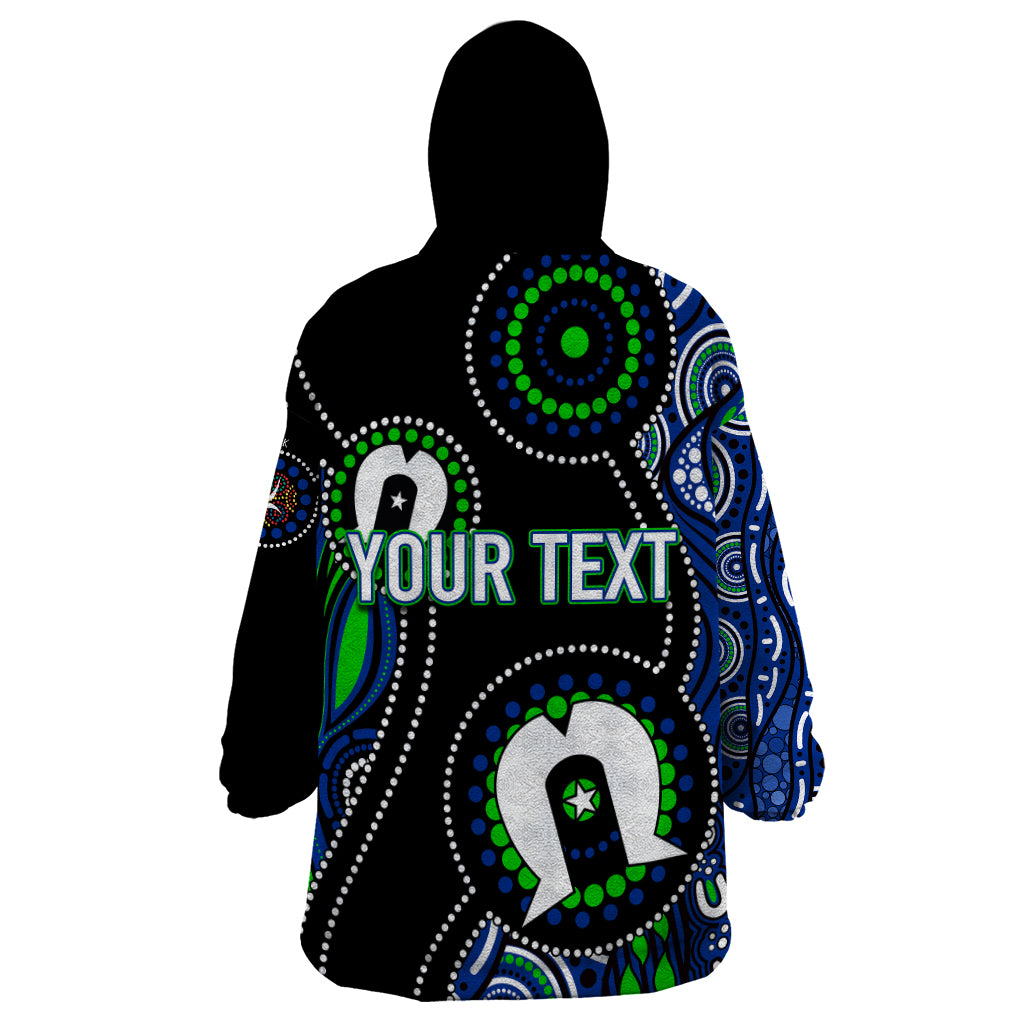 Personalised NAIDOC 2023 Wearable Blanket Hoodie Torres Strait For Our Elders - Vibe Hoodie Shop