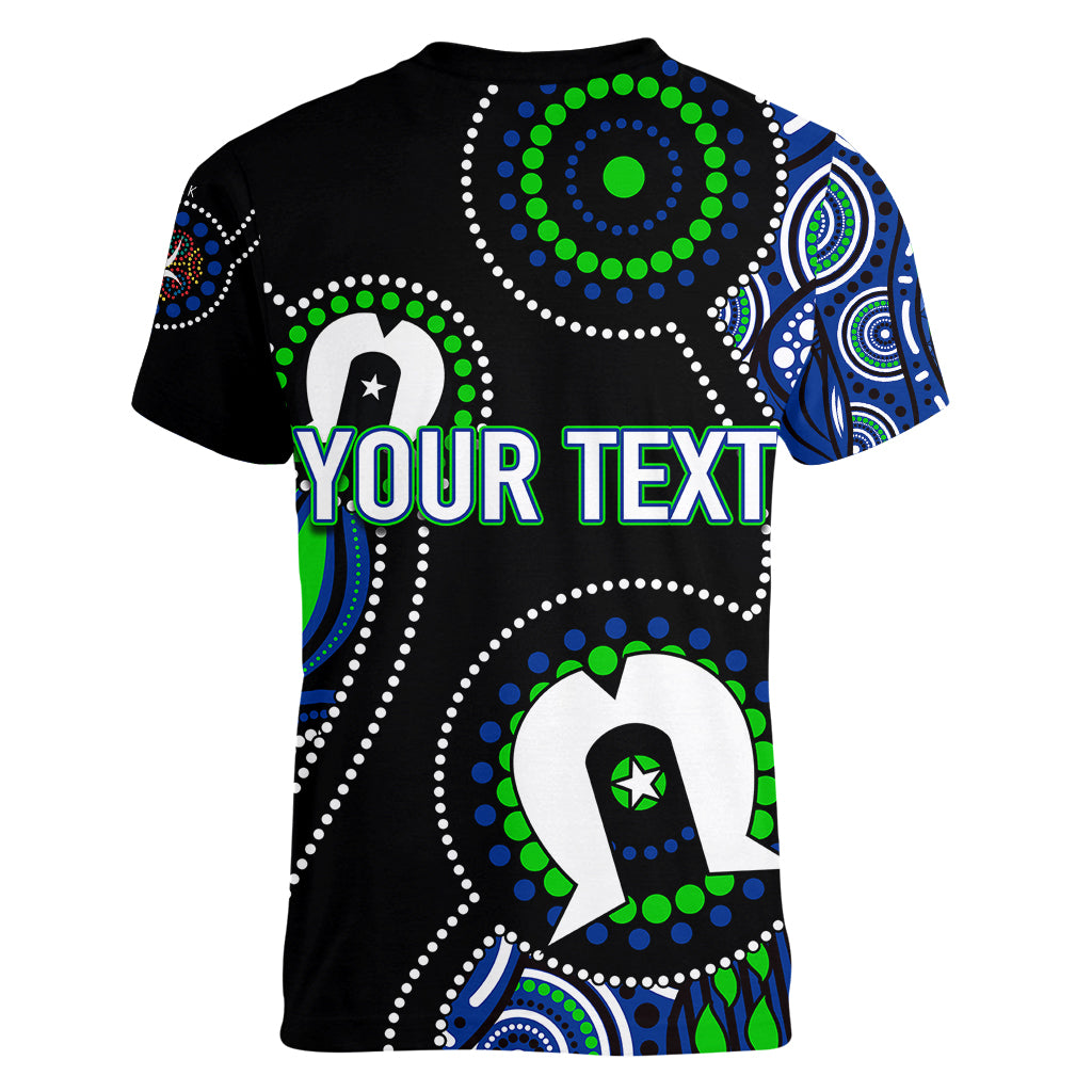 Personalised NAIDOC 2023 Women V Neck T Shirt Torres Strait For Our Elders - Vibe Hoodie Shop