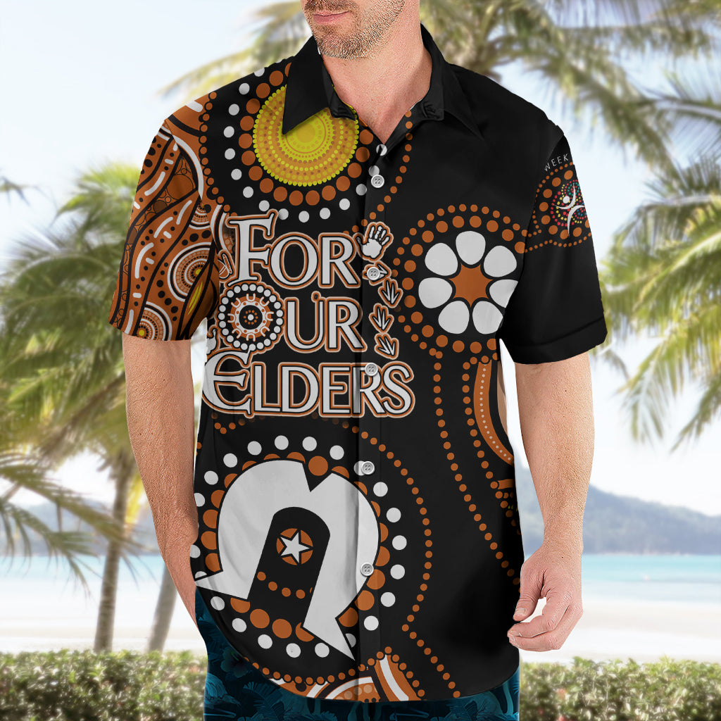 Personalised NAIDOC 2023 Hawaiian Shirt Nothern Territory For Our Elders - Vibe Hoodie Shop