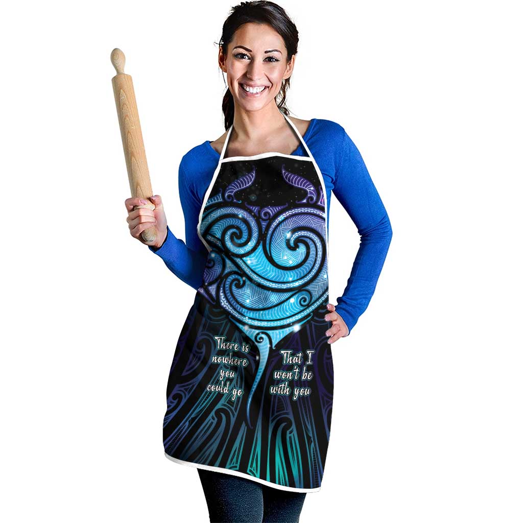 Aotearoa Maori Te Whai Rahi Apron Tala - Nowhere You Could Go That I Won't Be With You - Vibe Hoodie