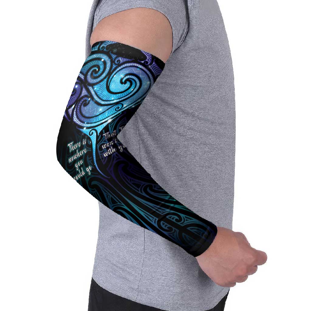 Aotearoa Maori Te Whai Rahi Arm Sleeves Tala - Nowhere You Could Go That I Won't Be With You - Vibe Hoodie