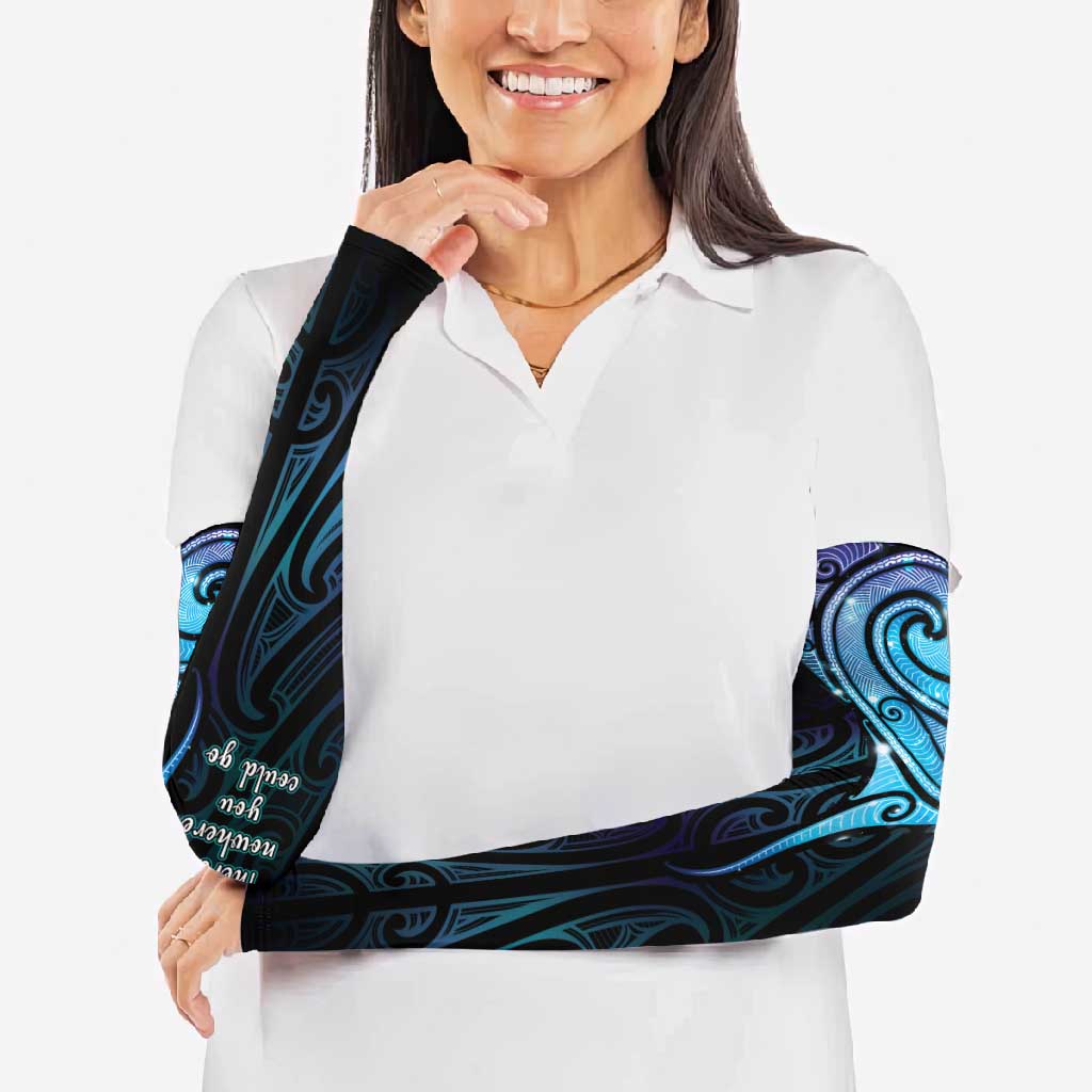 Aotearoa Maori Te Whai Rahi Arm Sleeves Tala - Nowhere You Could Go That I Won't Be With You - Vibe Hoodie