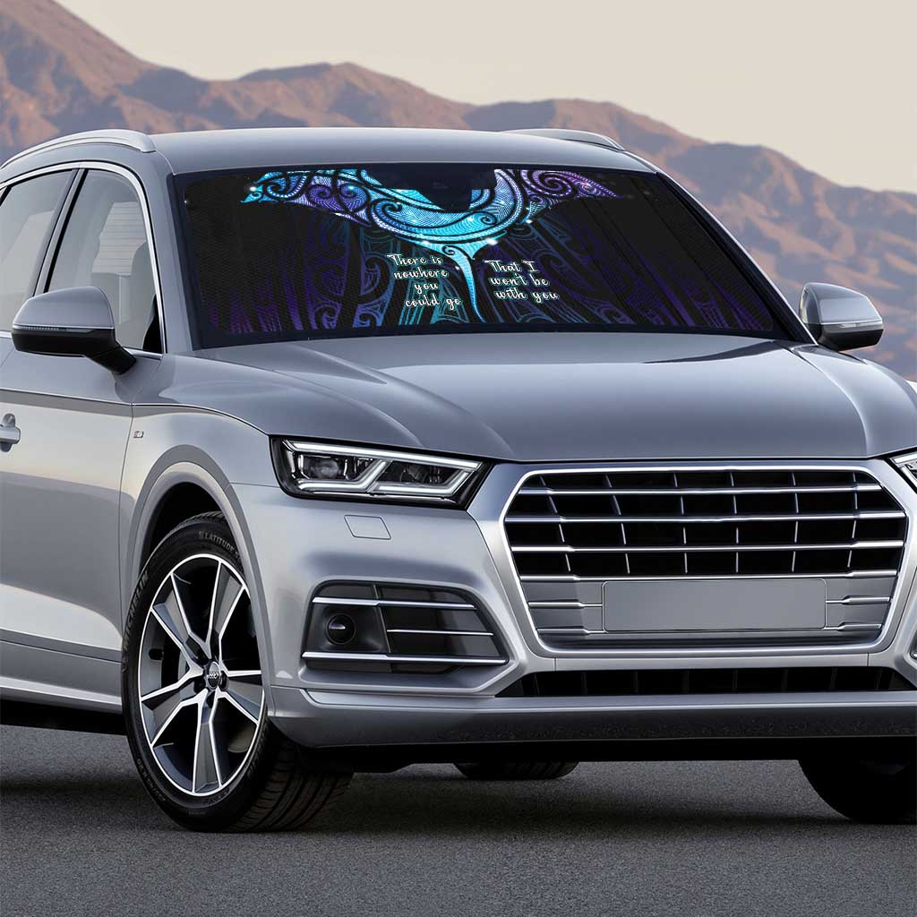 Aotearoa Maori Te Whai Rahi Auto Sun Shade Tala - Nowhere You Could Go That I Won't Be With You - Vibe Hoodie