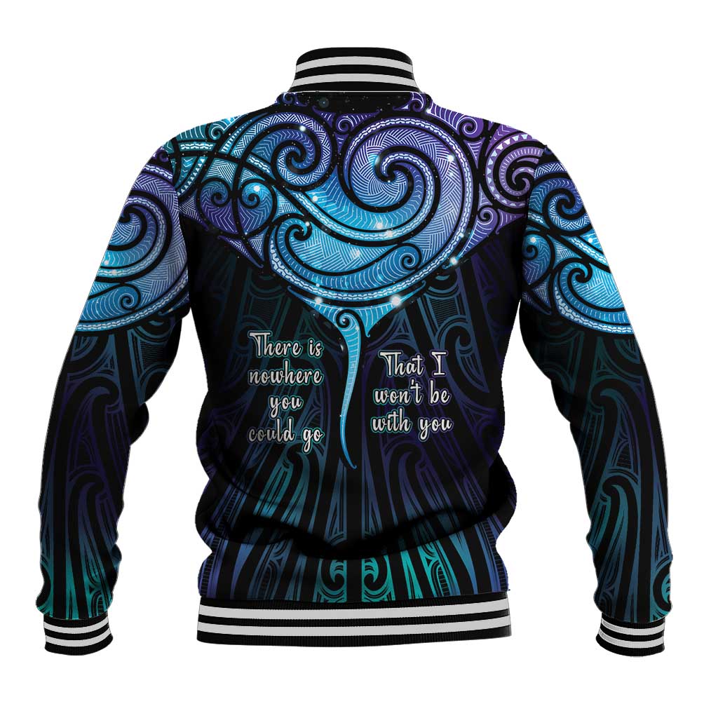 Aotearoa Maori Te Whai Rahi Baseball Jacket Tala - Nowhere You Could Go That I Won't Be With You - Vibe Hoodie