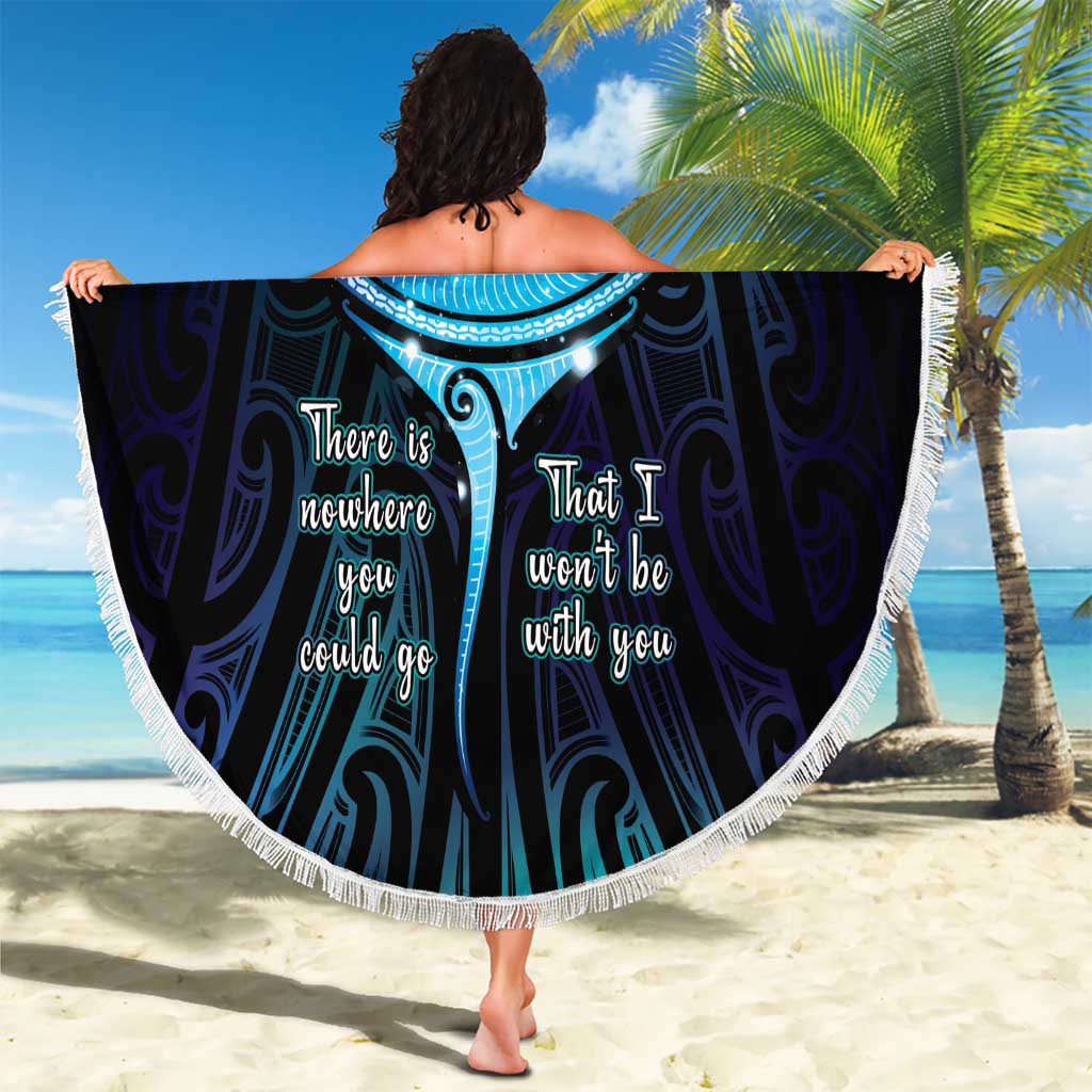 Aotearoa Maori Te Whai Rahi Beach Blanket Tala - Nowhere You Could Go That I Won't Be With You - Vibe Hoodie