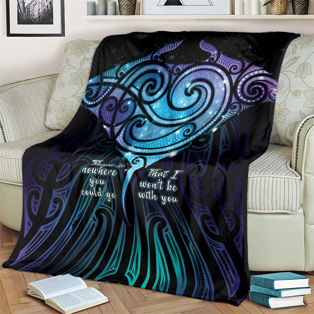 Aotearoa Maori Te Whai Rahi Blanket Tala - Nowhere You Could Go That I Won't Be With You - Vibe Hoodie