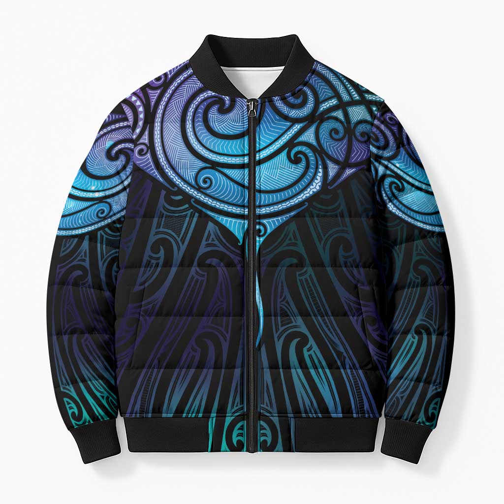 Aotearoa Maori Te Whai Rahi Bomber Puffer Jacket Tala - Nowhere You Could Go That I Won't Be With You - Vibe Hoodie