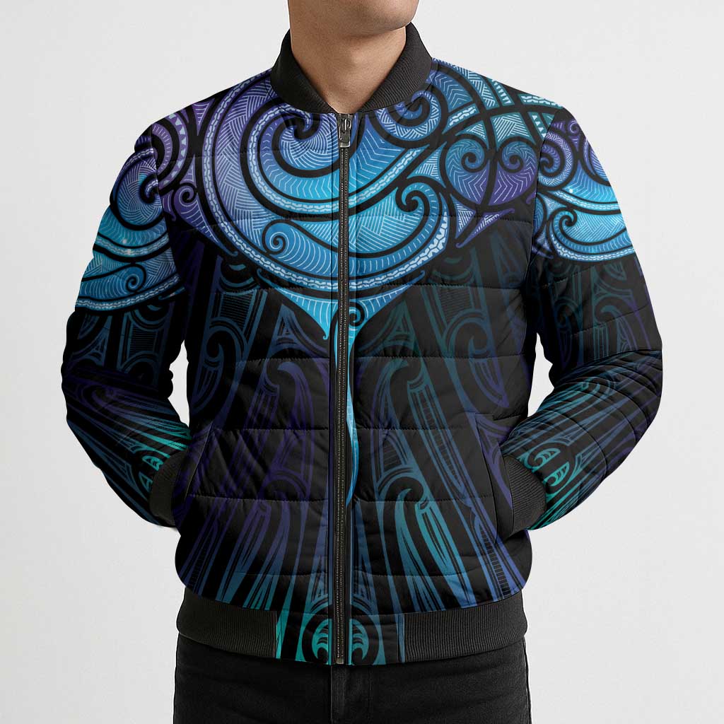 Aotearoa Maori Te Whai Rahi Bomber Puffer Jacket Tala - Nowhere You Could Go That I Won't Be With You - Vibe Hoodie