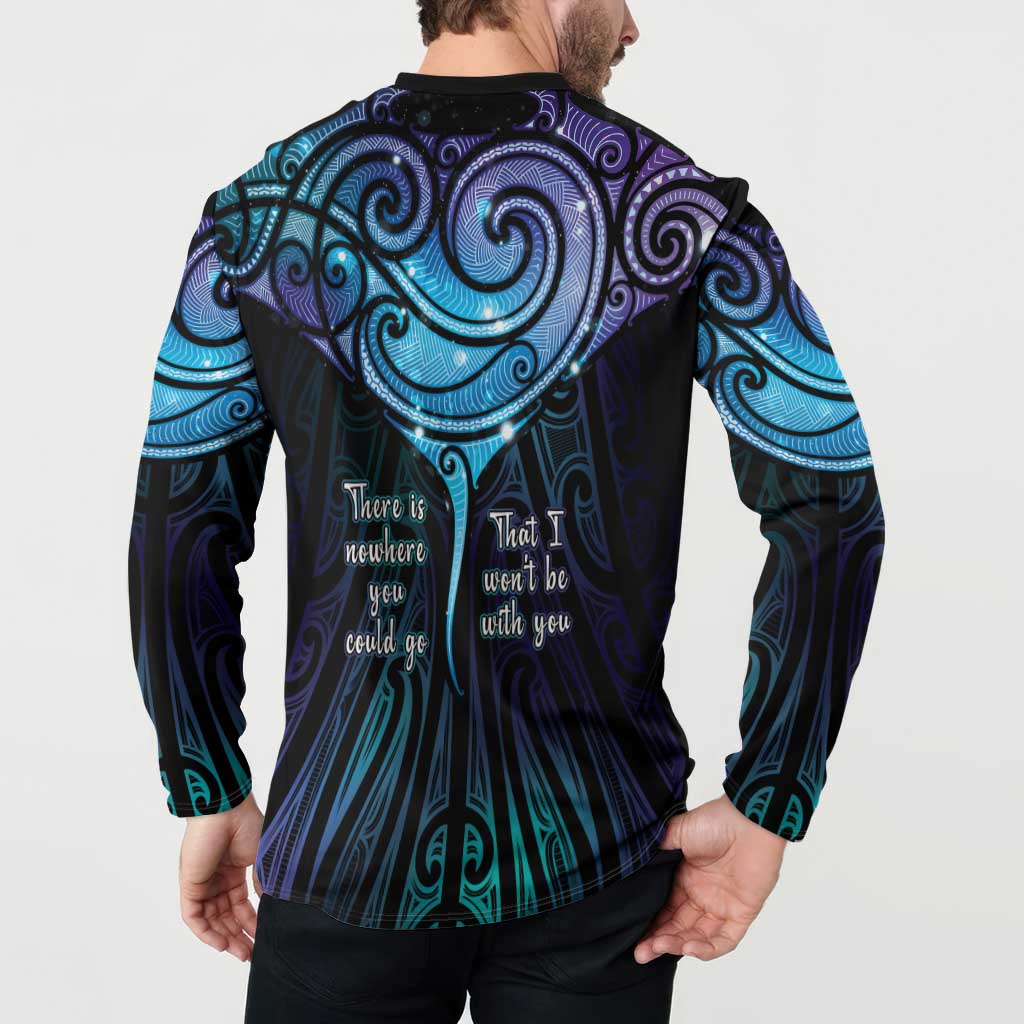 Aotearoa Maori Te Whai Rahi Button Sweatshirt Tala - Nowhere You Could Go That I Won't Be With You - Vibe Hoodie