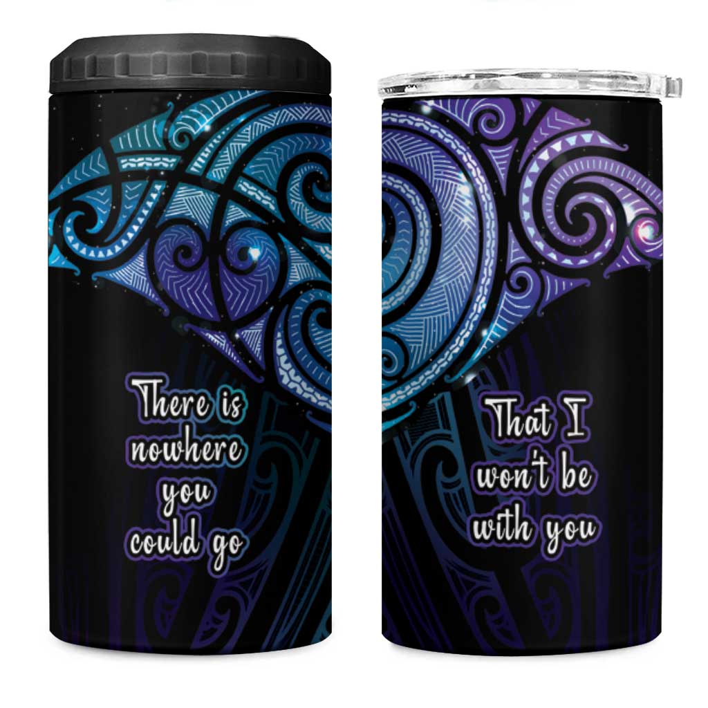 Aotearoa Maori Te Whai Rahi 4 in 1 Can Cooler Tumbler Tala - Nowhere You Could Go That I Won't Be With You - Vibe Hoodie