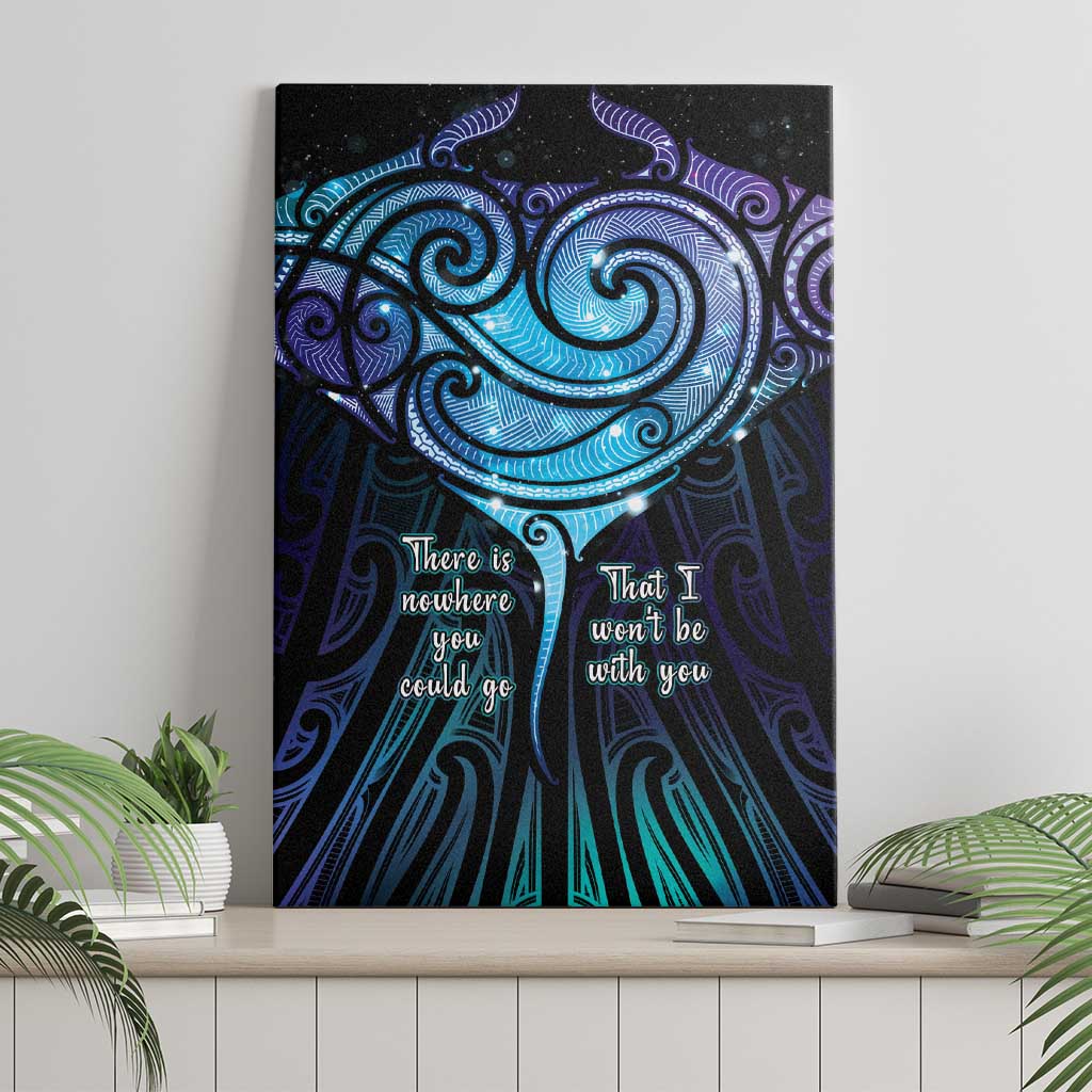 Aotearoa Maori Te Whai Rahi Canvas Wall Art Tala - Nowhere You Could Go That I Won't Be With You - Vibe Hoodie